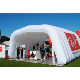 6x4x3m Inflatable Advertising Tent event stage cover Inflatables Channel Aisle with Air Blower for Exhibition Trade Show Business 269Z