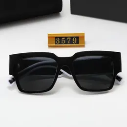 Wysokiej jakości luksusowe womany 3579 okulary przeciwsłoneczne moda męskie okulary przeciwsłoneczne Ochrona UV Mężczyźni designerski gradient metalowe zawiasy