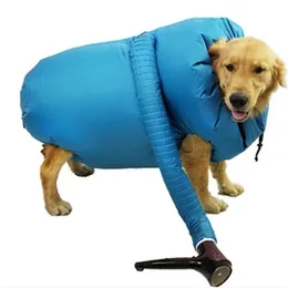 犬アパレルS M Lポータブルペット乾燥バッグ折りたたみ犬ヘアドライヤーブローグルーミング乾燥猫用品271W