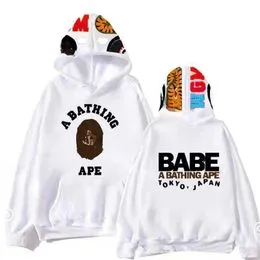 Maymun Tasarımcı Babe Hoodie Erkekler Köpek Parkı Yüksek Kaliteli Mektup Baskı Uzun Kollu Jumper Cep Erkek Üstleri Giyim Moda Erkekler 2718