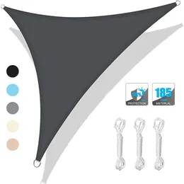 Shade Multisize Triangle Sun Shade Sail Waterproof Outdoor Garden Patio Party Sunscreen Awing Sun Canopy For Beach Camping Pool 230721