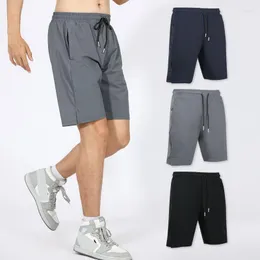 Laufshorts Crossfit Gym 2023 Sommer Training Übung Elastische Kordelzug Taille Fünf-Punkt-Hose Atmungsaktive Workout Strand Sweapants