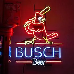 T896 Busch Beer Neon Light Light Home Beer Bar Pub Recreation Room Game Windows Windows Glass Wall Znaki 24 20 cali 249p