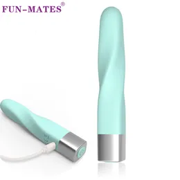 Vibratoren 16-Gang-USB-Kugelvibrator Mini-vibrierender Lippenstift-Fingervibrator für Damen 230724