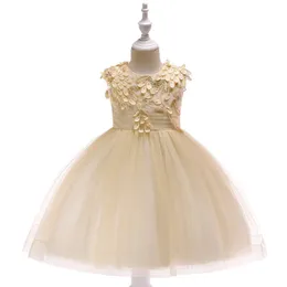 2019 فتيات الفتيات مسابقة الفتيات الدانتيل قبالة فستان زهرة الكتف لباس لحفل الزفاف الصغير الأميرة الأميرة 246H