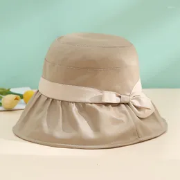 Geniş Memul Şapkalar Güneş Koruma Kadınlar Yaz Moda Baskı Sokağı All Maç Güneş Koruyucu Büyük Şapka Çat Tie Nefes Alabilir Gider Sunhat