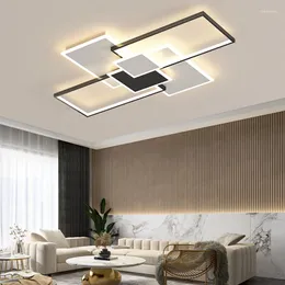 Ceiling Lights LED Square Chandeliers Light For Kitchen Bedroom Chandelier Lamps Loft Apartment Living Room Home Decor Fixtures