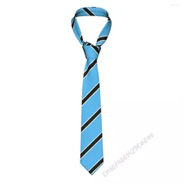 Bow Ties Botswana Flag Neck для мужчин Женщины повседневная клетчатая галстука костюмы стройная свадебная вечеринка Gravatas Gift Гордый