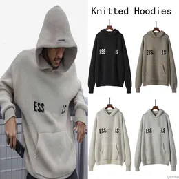 Tasarımcı EssentialHoodie Knolu Süveter Erkekler ve Kadınlar Moda Sokak Giyim Külot Yeminler Essentail Gevşek Hoodie Uzun Kollu Sweaters Pamuk Hoody C9GL