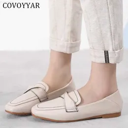 SURET Buty Covoyyar Spring Buty Kobiety Squing-on Square Tose Office Buty Casual Buty Mokasyna Klasyczne plecy Lady Flats Big Size34-43WFS4012 L230724