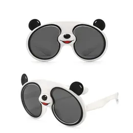 Okulary przeciwsłoneczne urocze kreskówka panda kształt spolaryzowany trend Kid szklanki twarzy dekoracje dziecięce dniem upuszczenie dostawy moda akcesoria dhves