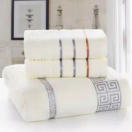 High quality 3pcs set cotton bath towel set jogo de toalhas de banho 1pc bath towel brand 2pcs face towels217t