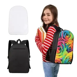 Wholesale Sublimation DIY Backpacks Blank other office Supplies heat transfer printing Bag Personal Creative Polyester School Student Bag FY4509 JY25