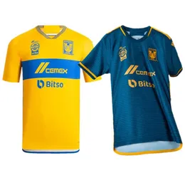 2023/24 Tigres UANL Camisas de futebol 2024 GIGNAC NICO D. REYES CORDOVA Uniforme Mens PIZARRO AQUINO L. QUINONES THAUVIN Home Away Camisa kit infantil