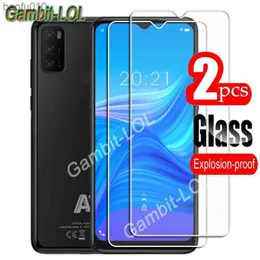 لـ A1 Alpha 21 Glass Glass Protraction on Alpha21 6.52inch Screen Protector Cover Smart Phone Cover Film L230619