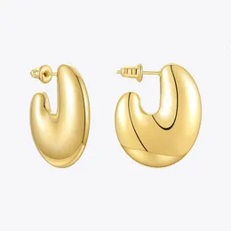 Stud ENFASHION Irregular Female Stud Earrings Gold Earrings Stainless Steel Holiday Fashion Jewelry Pendant E201218 230725