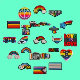 Shoe Parts Accessories Cute Cartoon Rainbow-T1045 Charms For Clog Drop Delivery Ot0S2