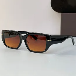 Projektanci okulary przeciwsłoneczne Kwadratowe okulary przeciwsłoneczne FT0989 Męskie projektant octanu prostokąta Ramka żółw Kolor okulary przeciwsłoneczne Mężczyzny Łowoty golfowe