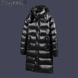 Women's Down Parkas Tcyeek Winter Coats for Men Clothing Long Men Black Coats and Jackets Hooded Thicken Warm Male Coat Jaqueta Inverno Masculina Zm HKD230725