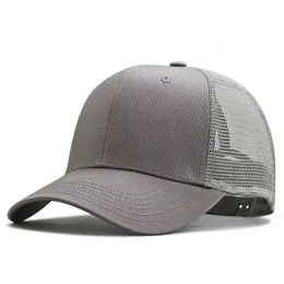 Bollkapslar stora huvuden män plus size mesh baseball cap kvinnors sommarsol hatt vuxen högkvalitativ bomull snbag hatt 56-60 cm 61-68 cm 230724