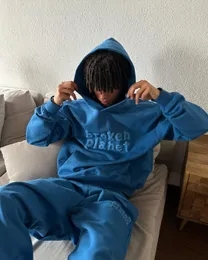 Mens Hoodies Sweatshirts Pink Blue Par Streetwear Kpop i Europa och Amerika Y2K Relaxed Casual 3D Mönster Womens Clothing 230725