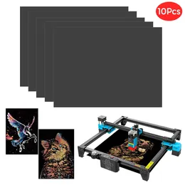 Laser Engraver Magic Color Rainbow Scratch Art Paper Card Set Random Color For Laser Engraving TTS-55 DIY Drawing Gift