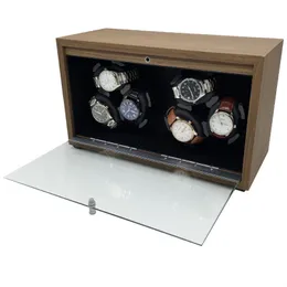 Watch Boxes Cases Watch Winder Usb Powered For Automatic Watches Mechanical Watches Rotator Holder Wood Case Winding Cabinet Storage Display Boxes 230724