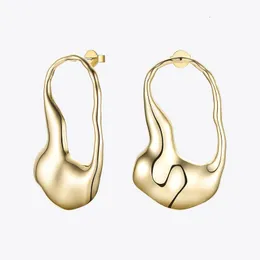 Stud Enfashion Unregelmäßige Tasche frauen Anhänger Ohrringe Geschenk Gold Laut Ming Ohrringe Modeschmuck Orbelen EM191006 230725