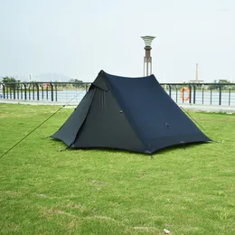 Çadırlar ve barınaklar Aricxi 2 kişilik açık hava ultralight kamp çadır 3 sezon profesyonel 15d silnilon çubuksuz gri siyah genişlik