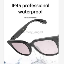 Smart Glasses óculos de condução óssea bluetooth óculos de sol inteligentes podem ser personalizados Miopia Presbyopic Anti-UV Photochromic lense Eyewear glasse HKD230725
