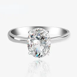 Лидер продаж, кольцо с бриллиантом в форме яйца, кольцо с высокоуглеродистым бриллиантом для женщин, серебро S925, высококачественные ювелирные изделия