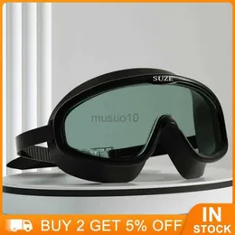 نظارات واقية للسباحة البالغة مضادة لخطوطة HD كبيرة إطار نظارات العين نظارات السباحة المهنية