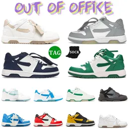 2023 Out Out Out Office Sneakers Designer Shoes Mens Kvinnor Navy Blue Sand Platform Vintage Trainers Leather Sand Vintage Skate Low-Tops Sports Trainers Runners 36-45