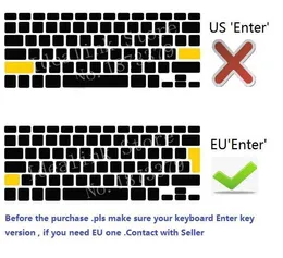 Tastaturabdeckungen EU-Layout Tastaturschutz für Pro 13 M1 Chip Tastaturabdeckung Silikon für Pro M1 Chip Tastaturhaut R230717