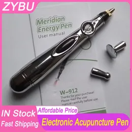 Electronic Acupuncture Pen Electric Meridians Laser Therapy Heal Massage Pen Meridian Energy Relief Pain Acupuncture Points BIO Micro Current Tools