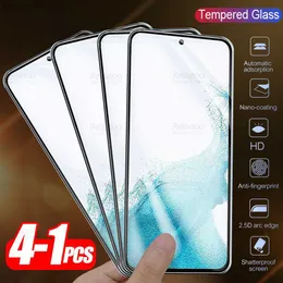 1-4 st härt glas för Samsung Galaxy A54 5G skyddande glas Samsong A 54 54A A546B 6.6 "Telefonskärmskyddsfilmer L230619