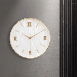 Wanduhren Nordic Kreative Stille Uhr Stil Stilvolle Moderne Luxus Wohnzimmer Duvar Saati Minimalistischen Deco WK50WC