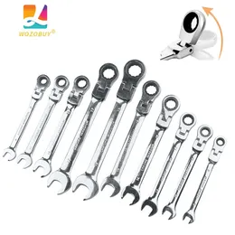 Tornavida 3 adet 6 ~ 22mm Esnek Ratchet Anahtar Seti Metrik Secner Dişli Halkası Cırcırlama Kombinasyonu Flexi Anahtar Kiti Araba Onarımı 230724