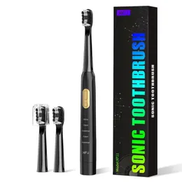 battery power sonic electric toothbrushes with teeth whitening/dental care replacement brush heads & free head set