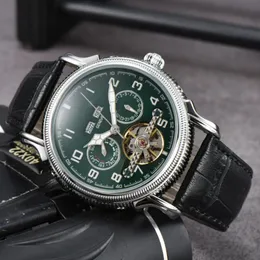 2023 AAA Tops Luxury Leather Mechanical Men's Men's Stainless Steel Automatic Watch Sports Mens Self-Wind Watch Tourbillon мужские наручные часы A2