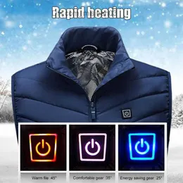 Men's Jackets Men's Jackets WJJDFC Heated Vest Jacket Mens Women Electric Heating Warm Winter Clothes Usb Thermal Control Outdoor Z230725