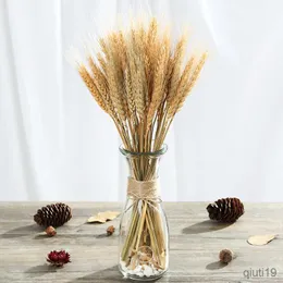 Dried Flowers 20pcs Wheat Ear Artificial Flowers Natural Dried Flowers For Home Decor Table Wedding Decoration DIY Preserved Flowers Bouquet R230725