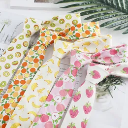 Cartoon Tie Cotton Trendy Fashion Casual Fruit Pattern Tie 6cm Mens and Womens Necktie Accessories Daily Wear Party Gift