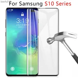 vetro temperato per Samsung Galaxy S8 S9 S10e S10 plus full cover bordo S7 sul vetro protezione dello schermo del telefono pellicola protettiva L230619