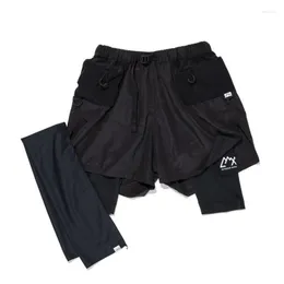 Shorts pour hommes Arrivée COMFY Extérieur Coupe spéciale Été Séchage rapide Nylon léger Performance Double couche 22SS