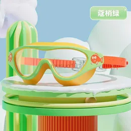 Goggles Children's Swimming Goggles HD Anti-dimma vattentät professionell dykglasögonutrustning Simglas HKD230725