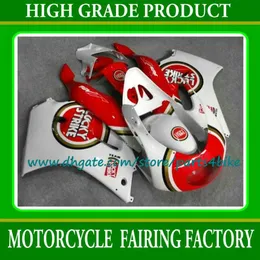 مجموعة ABS Fairings Kit لـ Suzuki RGV250 91 92 93 94 95 96 White Lucky Strike Red VJ22 Part RGV 250 1991-1996 Fairing with 7 GI300O