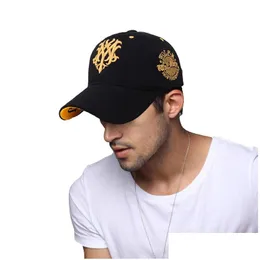 Boll Caps Fashion Mens Baseball Hat 3D broderi Cap Male Women Summer Hip-Hop Sport Sun Hatts Drop Leverans Accessories Scarves Glov DHPU0