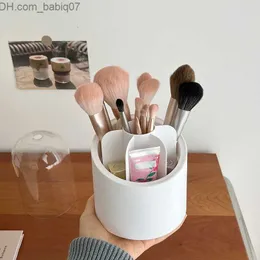 Makeup Brushes 360 Rotation Makeup brush Holder Portable Desktop Makeup Organizer Cosmetic Storage Box Cosmetic Tools Jewelry Container Z230725
