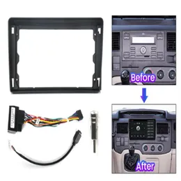 Marco de Fascia Para Radio de Coche, Kit de de Marco Embellecedor de Bisel Para Fo-rd Fo-Cus 2 S-Max 2005-11 DVD 2Din